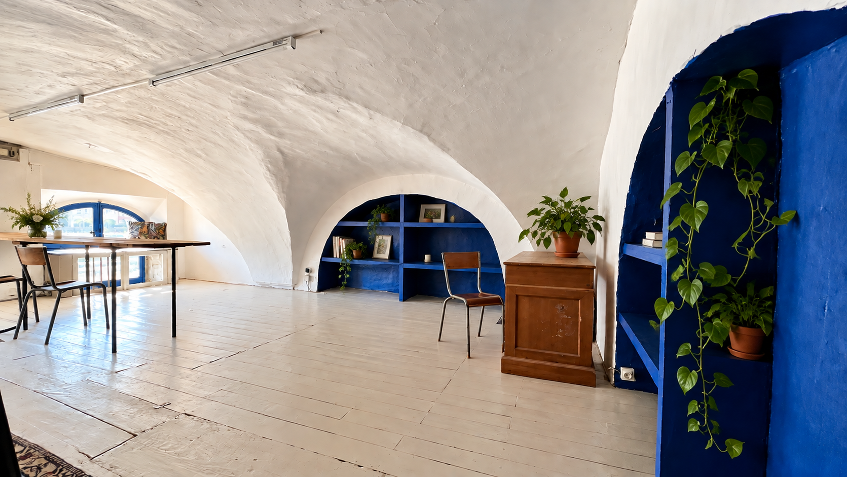 Atelier partagé sous voûte au Laboratoire, à Lyon 1er